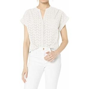J. Crew Eyelet camp shirt - NWT